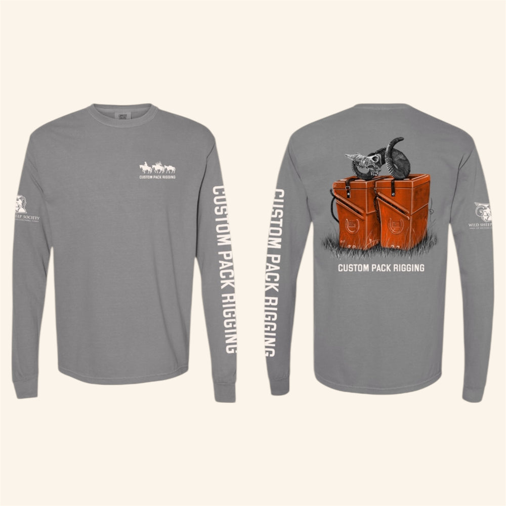 Custom Pack Rigging Long Sleeve Shirt " Panniers Perch"