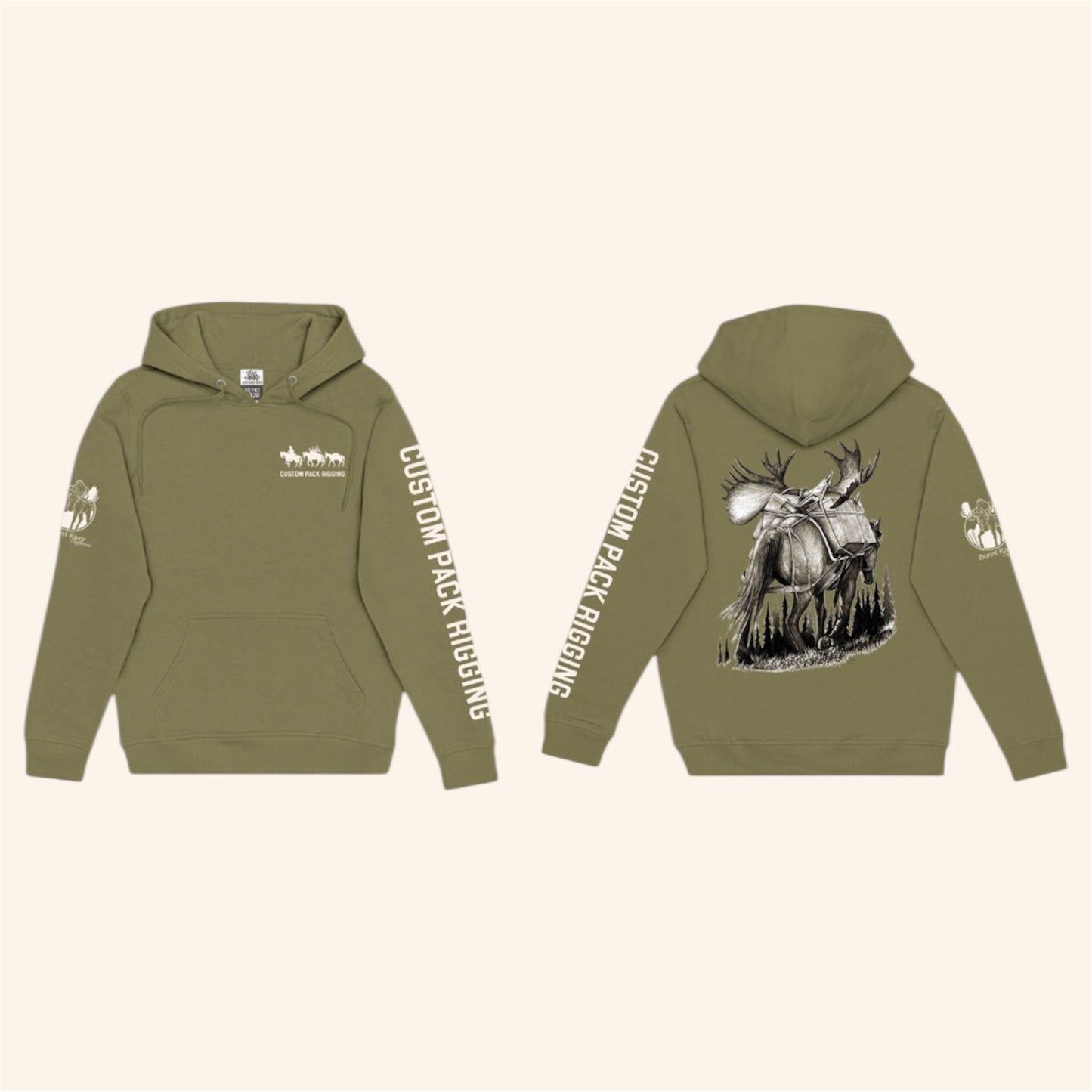 Custom Pack Rigging Hoodie "Red Bull"