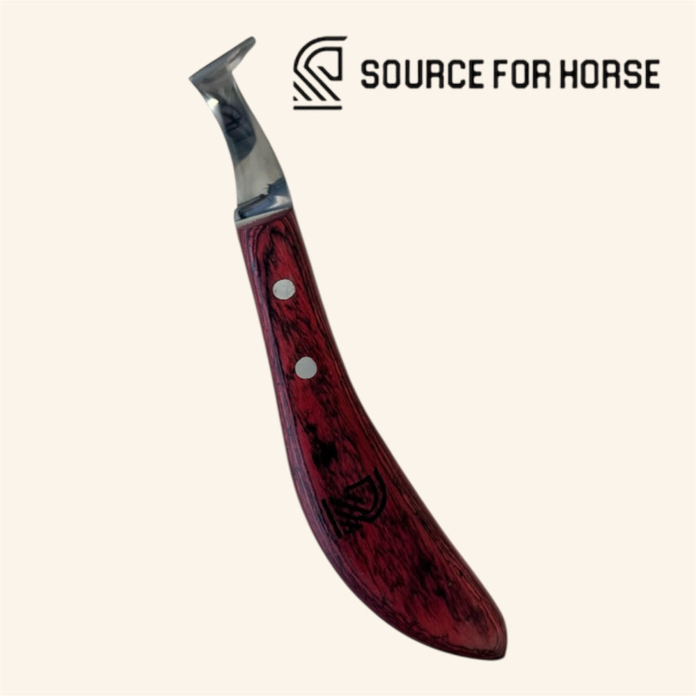 Source For Horse Hoof Knife - Curved Blade With Pick